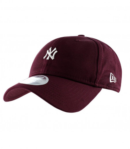 Women mini logo maroon cap New Era